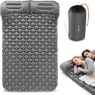 Matras - wandelen - ultralicht 2 persoons - campmat 2 - grijs