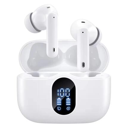 Écouteurs Bluetooth ANC + ENC Bluetooth 5.3 noir