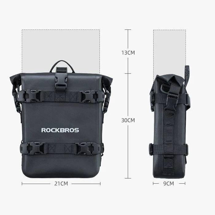 Wodoodporna torba motocyklowa na gmole (Crash Bar) / torba boczna ROCKBROS  5L 5/5