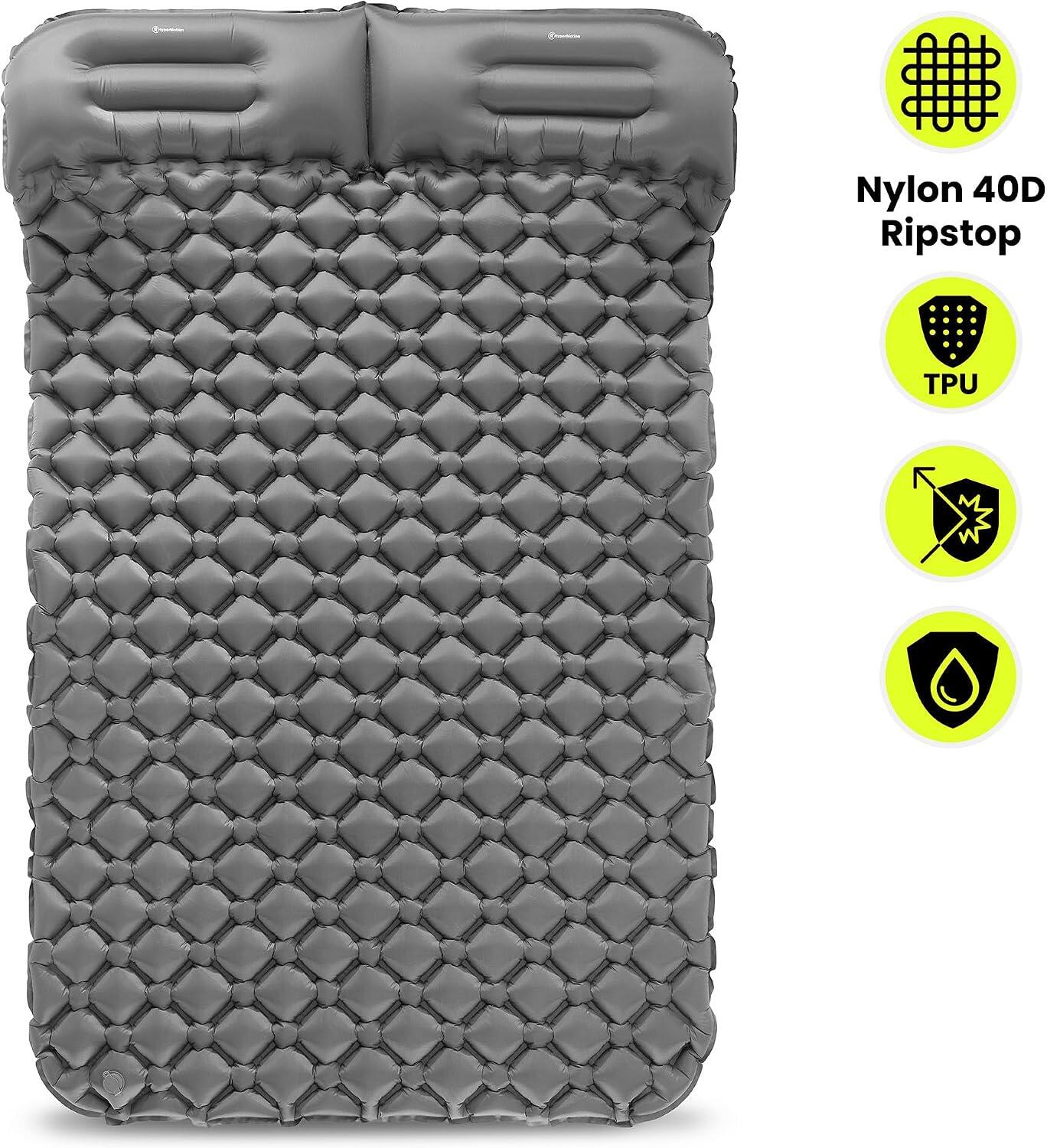 Matelas - randonnée - ultraléger 2 places - campmat 2 - gris 7/9