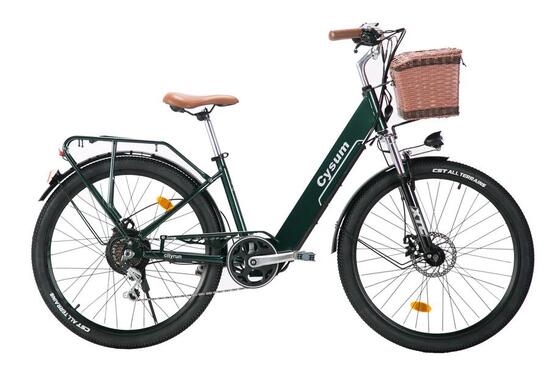 Vélo de ville électrique Cysum Cityrun 26