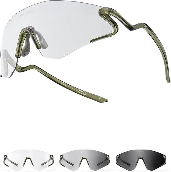 Ochelari ciclism ROCKBROS fotocromatici UV400 ultraușori, masca continuă