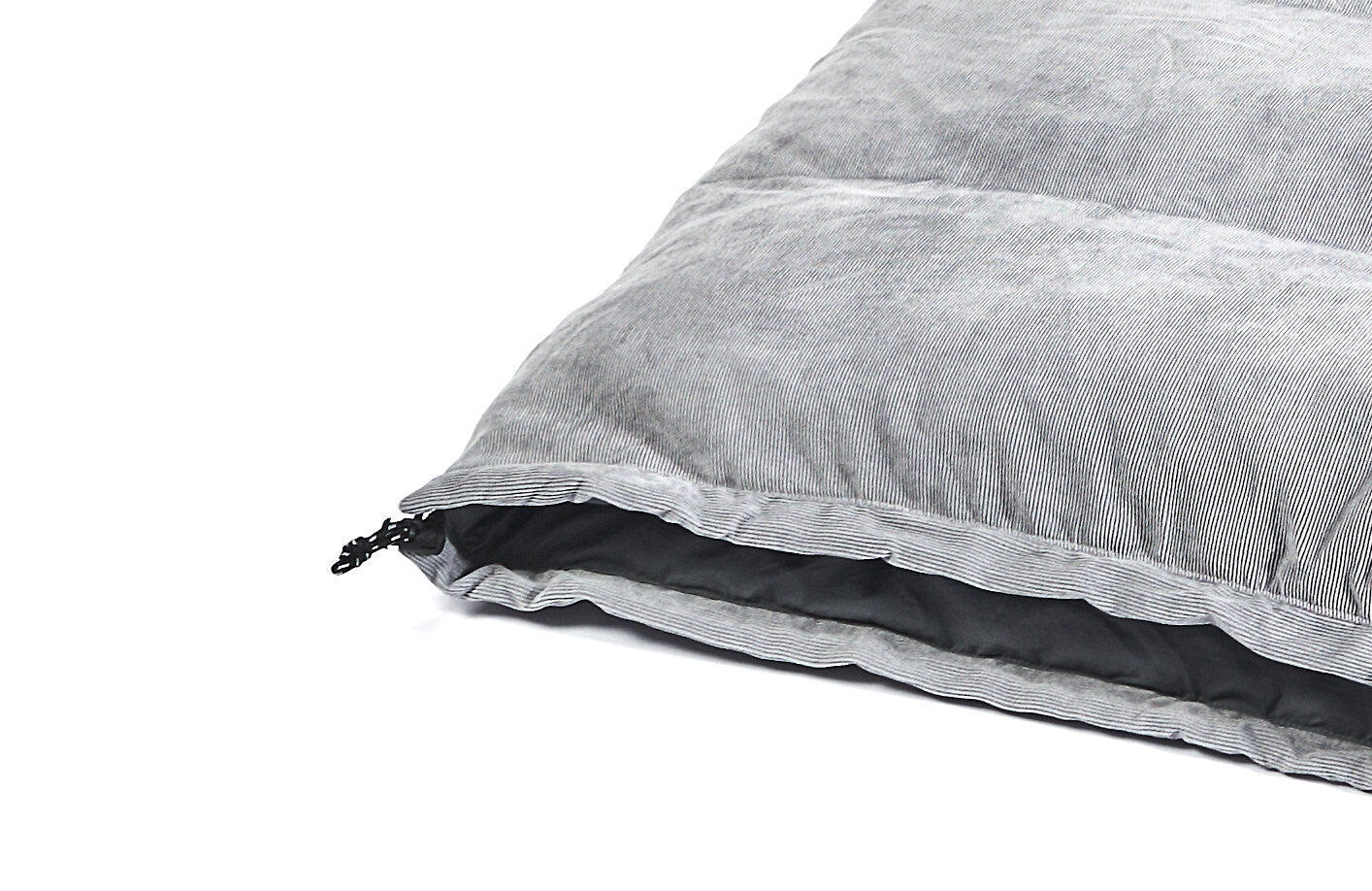 Dekenslaapzak Corduroy koppelbaar 3D Hollow Fibre - Human Comfort Brut Grey 7/7