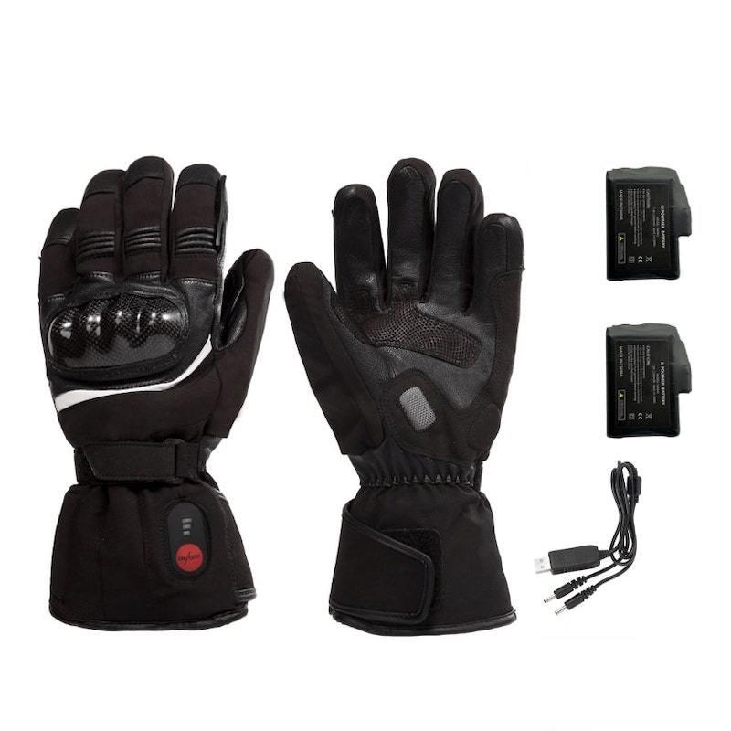 Gants moto chauffants RIDER - 1 paire de batteries Adulte