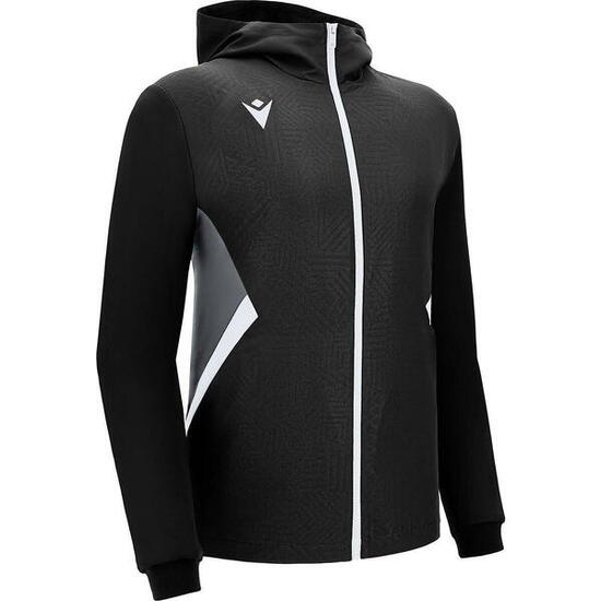Veste à capuche - Homme - Tiamat - Zippée, Poches - Noir/Blanc