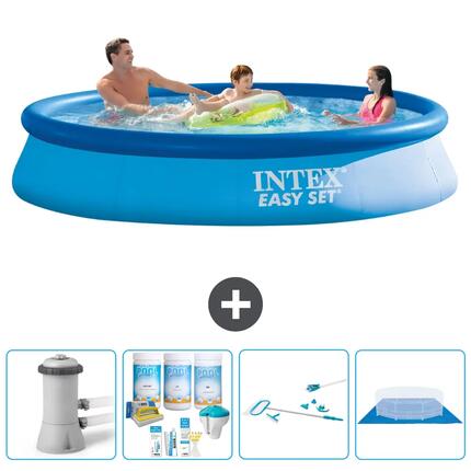 INTEX Piscina Easy Set Redonda - 366x76 cm - 5-piezas S20928