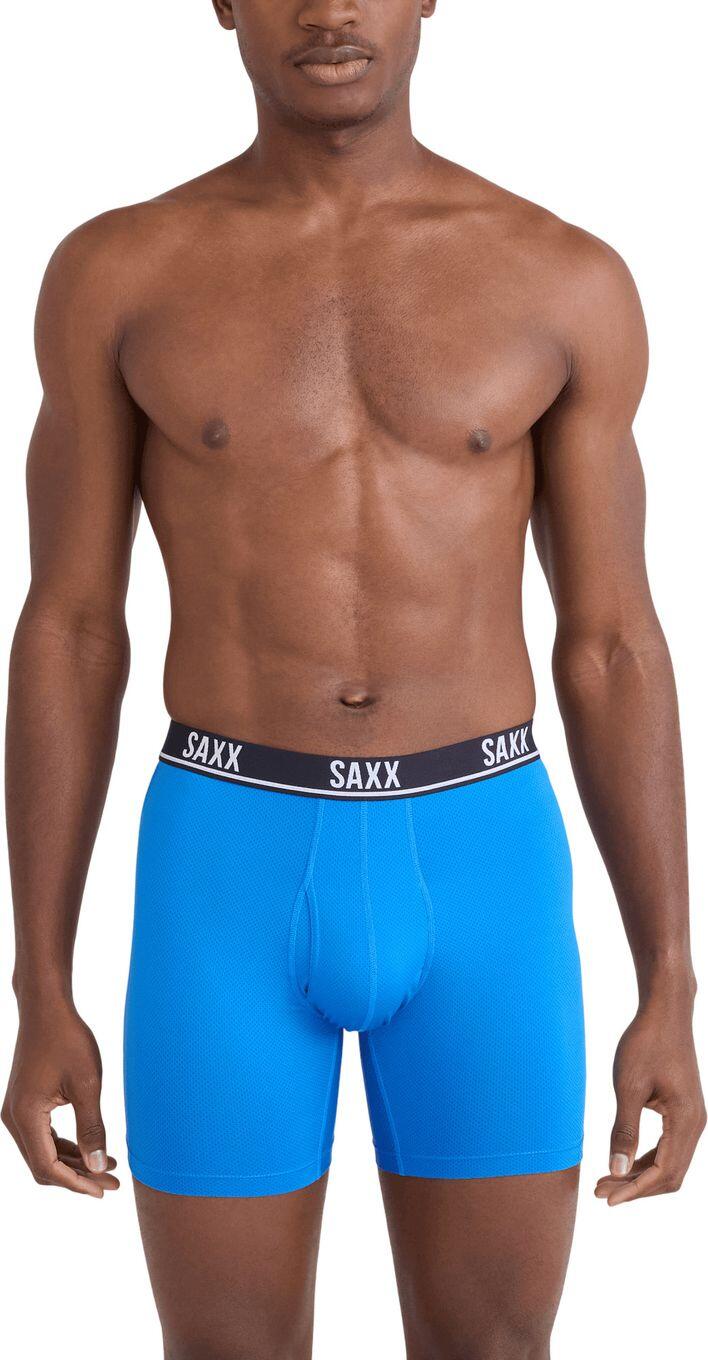 Saxx Essential Performance Mesh Brief Fly Boxershorts Blauw Heren (3-pack) 2/4
