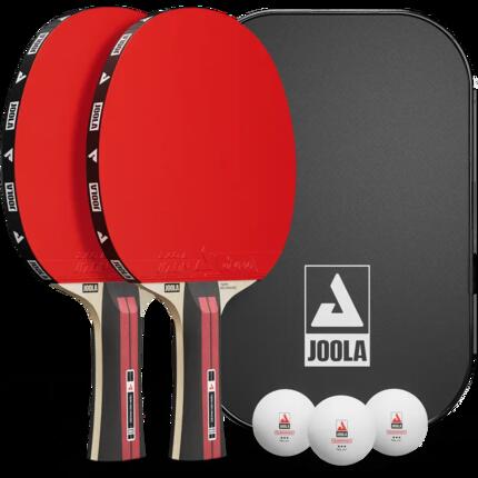 Set de tennis de table TEAM ADVANCED 2 raquettes 3 balles sac
