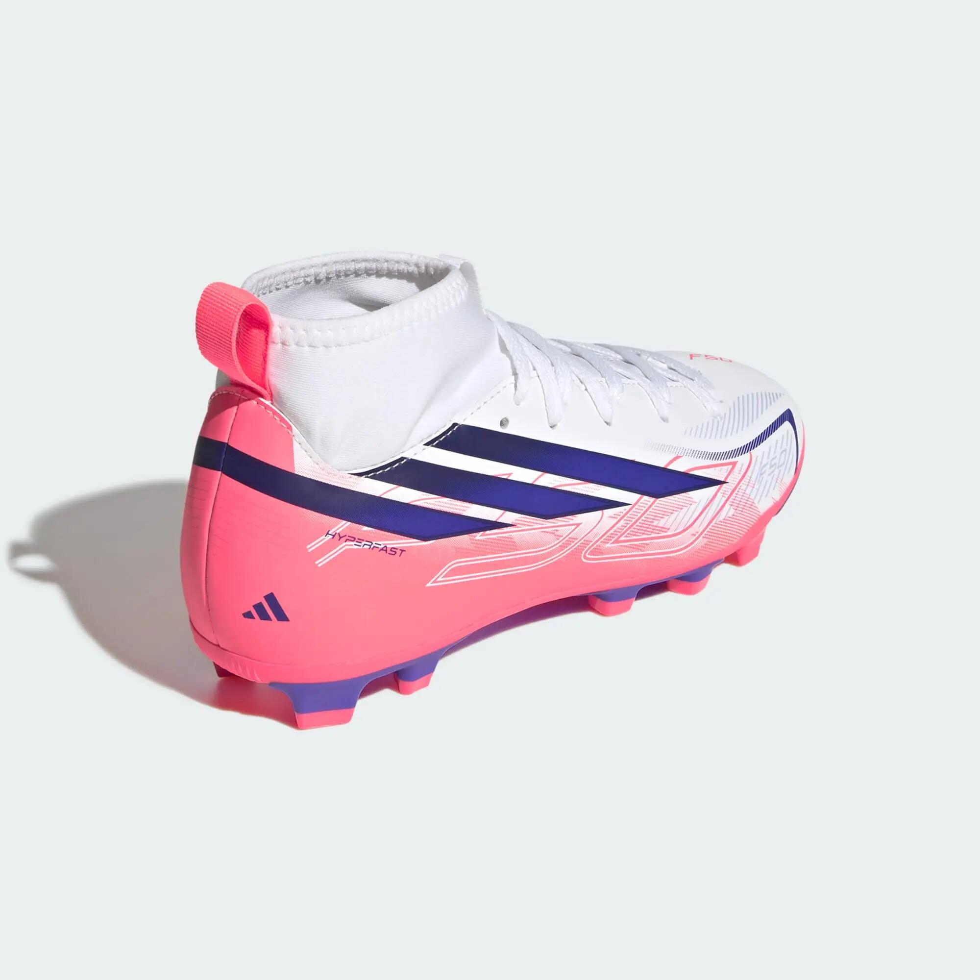 Chaussures de football F50 Hyperfast Club Mid pour terrain mixte – Enfants 7/14