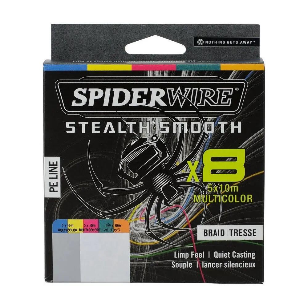 Linha de Pesca Spiderwire Stealth Smooth 8 – Multifilamento Multicolorido 3/4