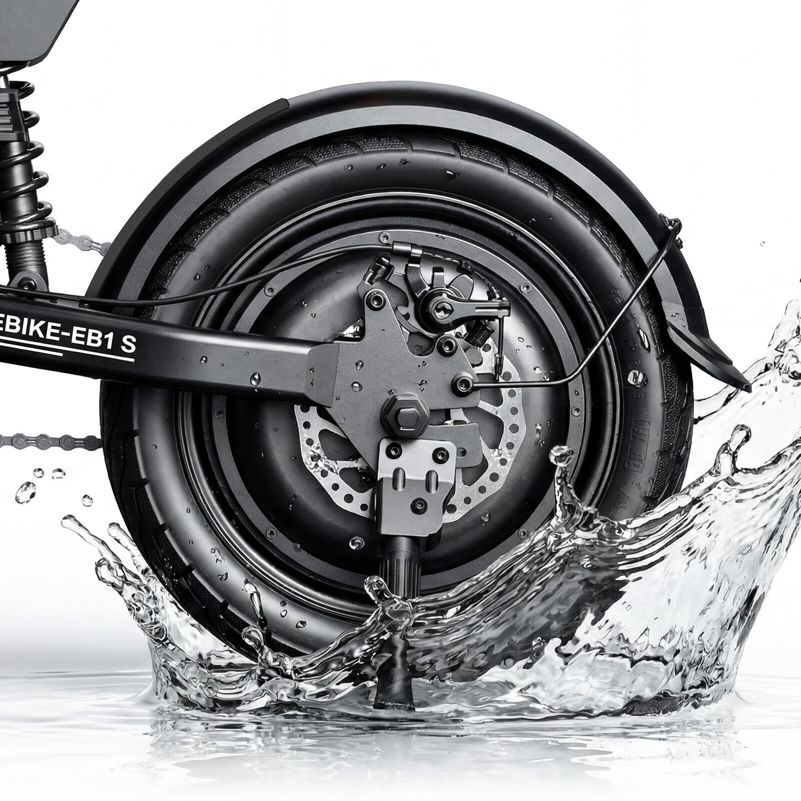 Elektrische fiets voor volwassenen iScooter EB1S batterij 36V 12Ah band 14 inch 14/14