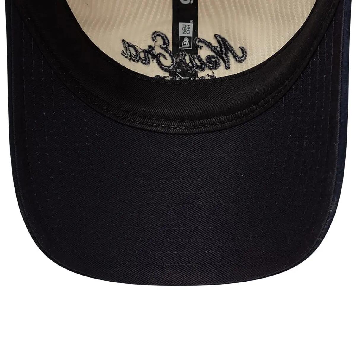 New Era 9TWENTY Cap Cord Mix hellbeige/dark blau 5/5