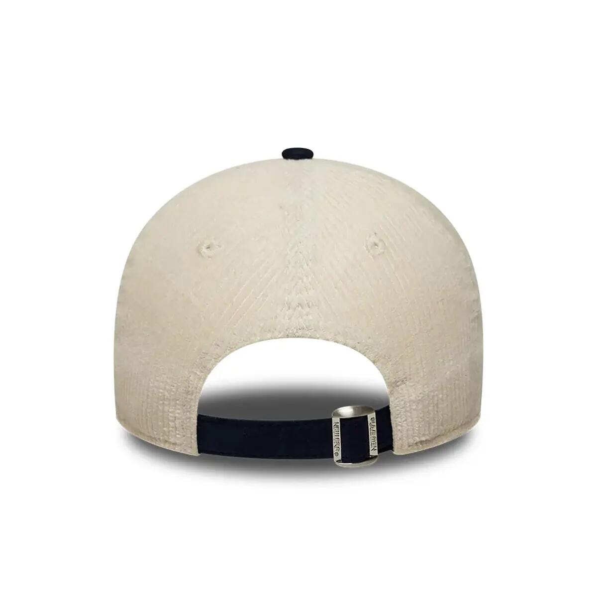 New Era 9TWENTY Cap Cord Mix hellbeige/dark blau 4/5