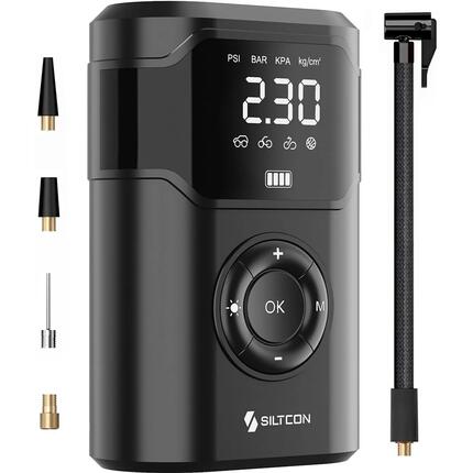 Gonfleur électrique 10,5 bar 30 l/min batterie externe 8000 mAh