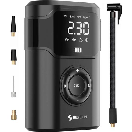 Gonfleur électrique 10,5 bar 30 l/min batterie externe 8000 mAh