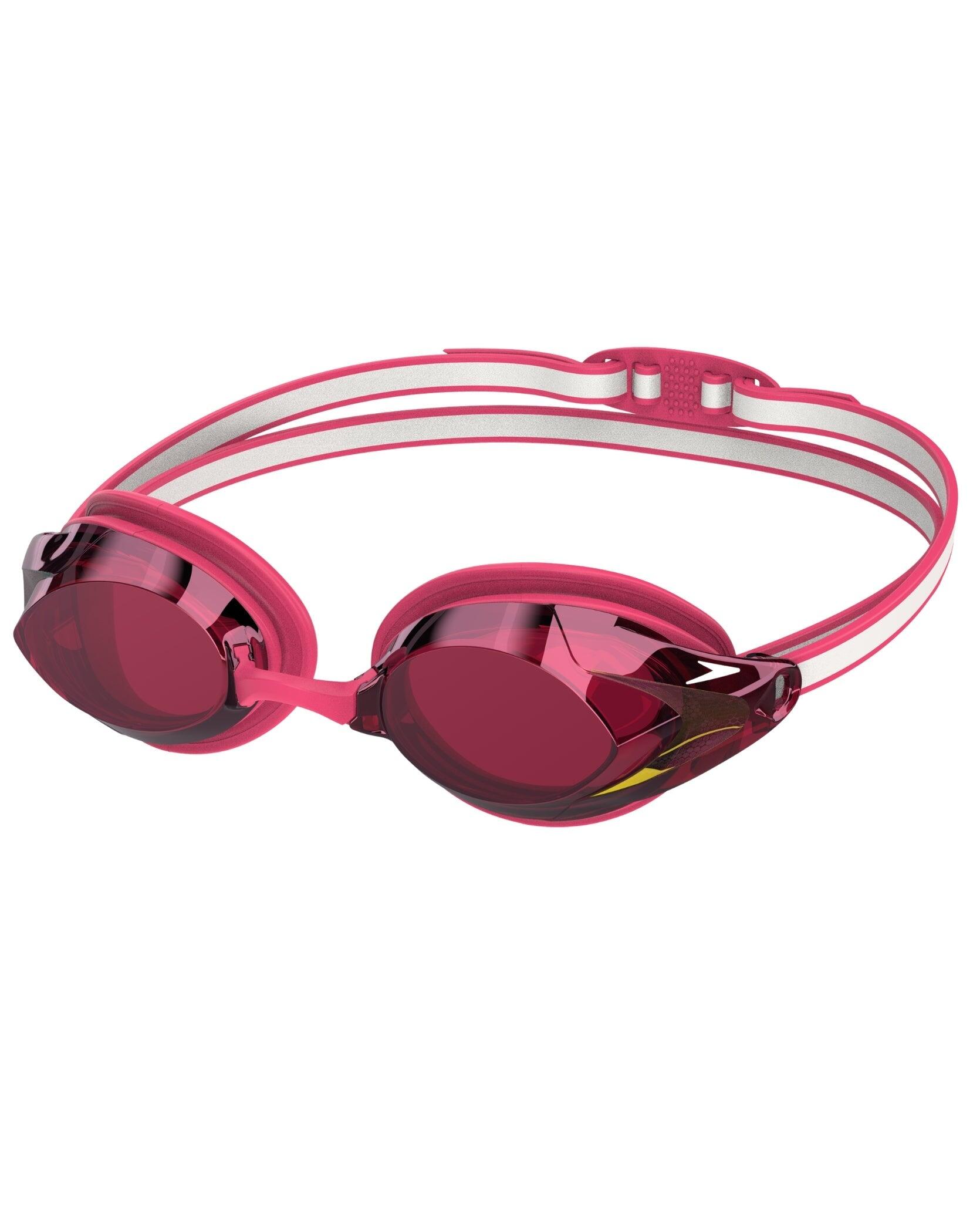 Speedo Limited Edition Vanquisher 3.0 Mirrored Women's Swim Goggle - Pink 1/4