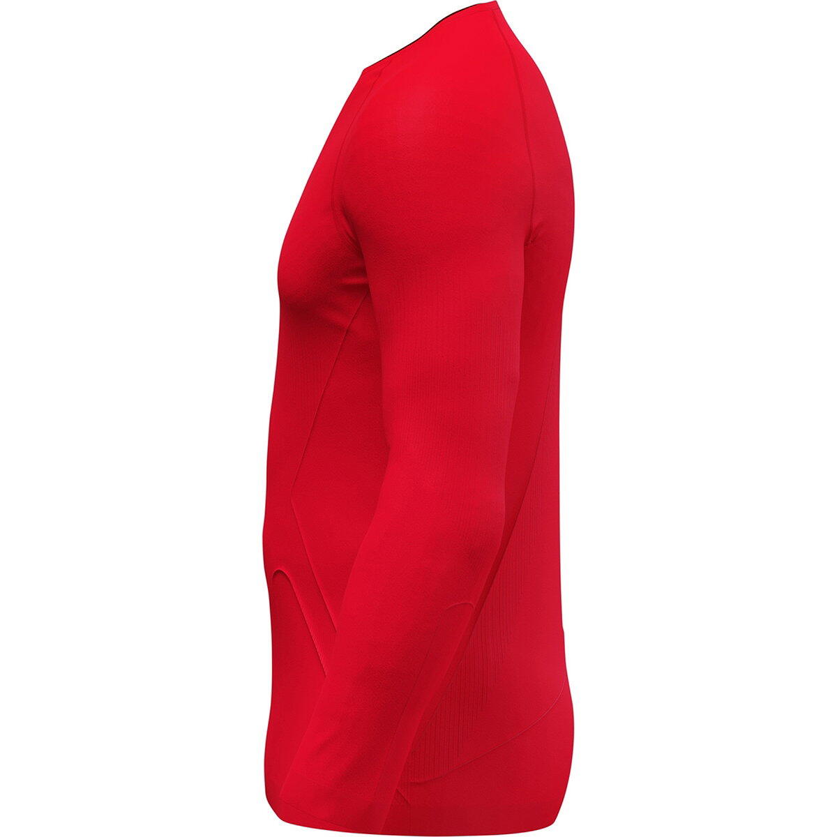 Maillot Manches Longues - Enfant - Bodyfit, Sans Coutures - Rouge 4/4
