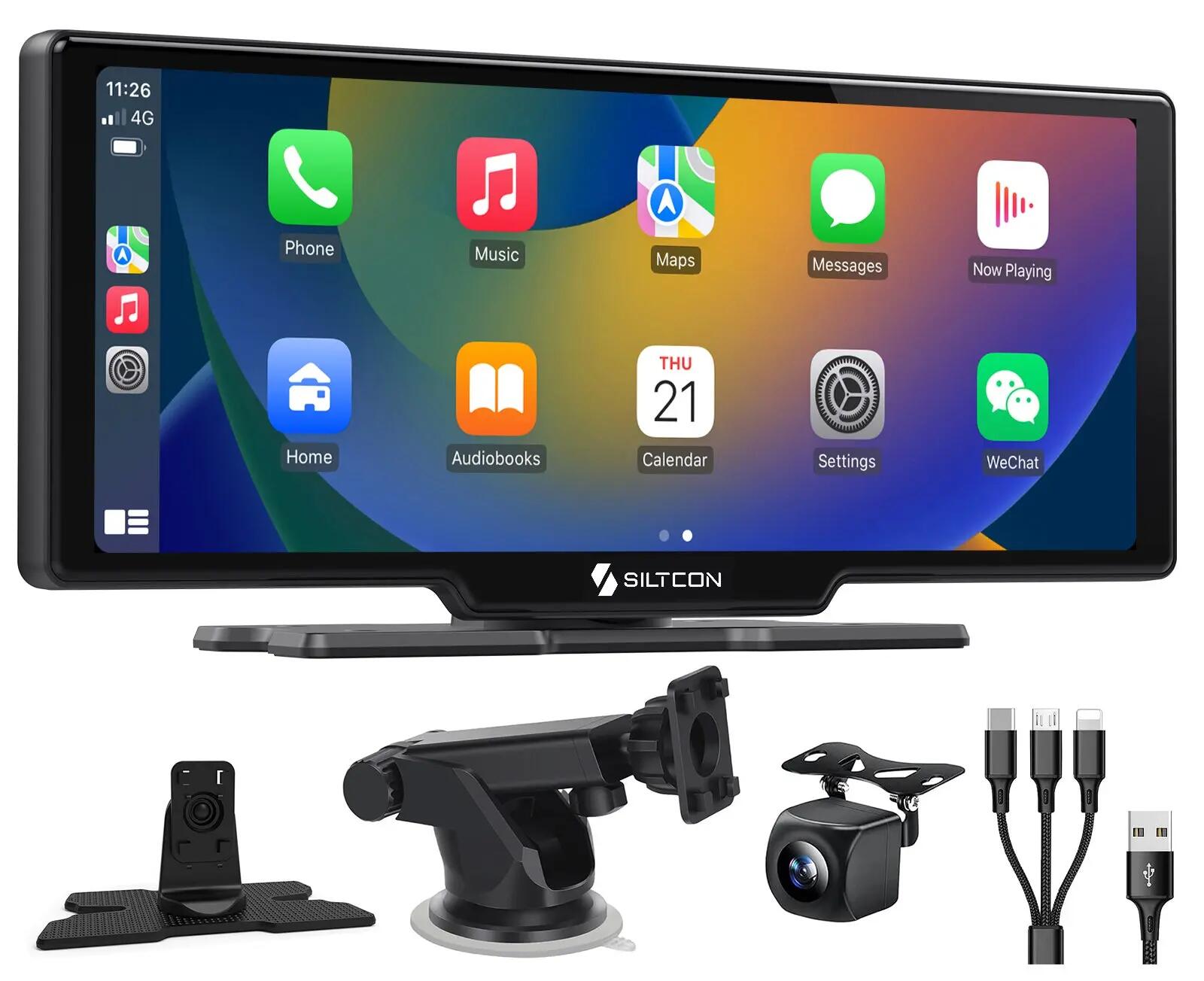 Siltcon CarPlay Scherm 10.26 Inch Android Auto Touchscreen 2/2