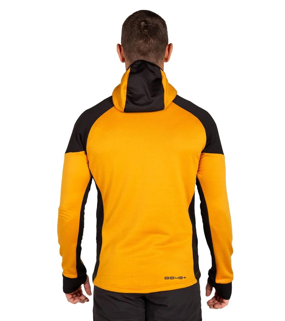 Forro Polar de Montaña Transpirable con Capucha Hornet Vetta Hombre Amarillo 5/5