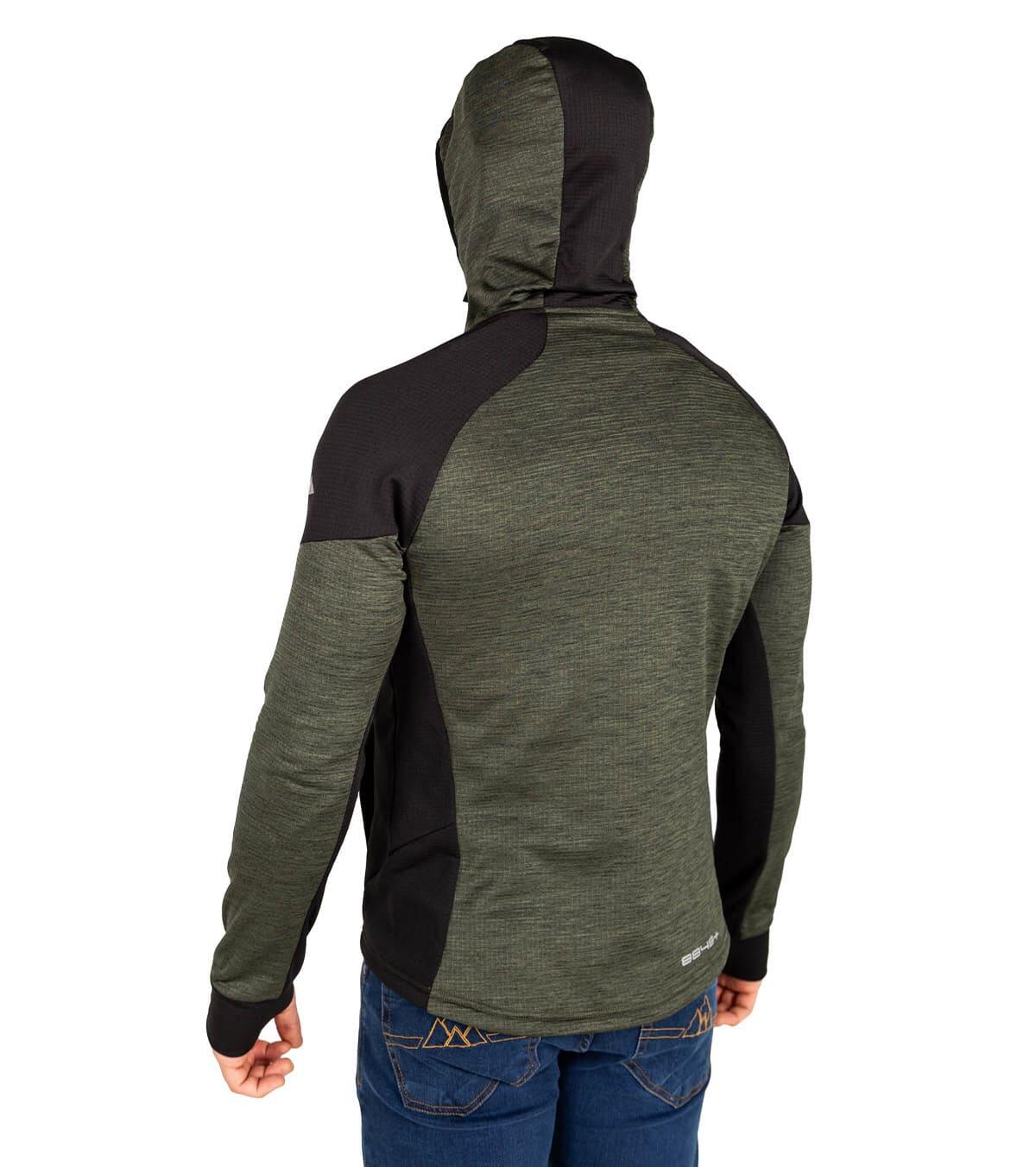Forro Polar de Montaña Transpirable con Capucha Hornet Vetta Hombre Verde 5/5
