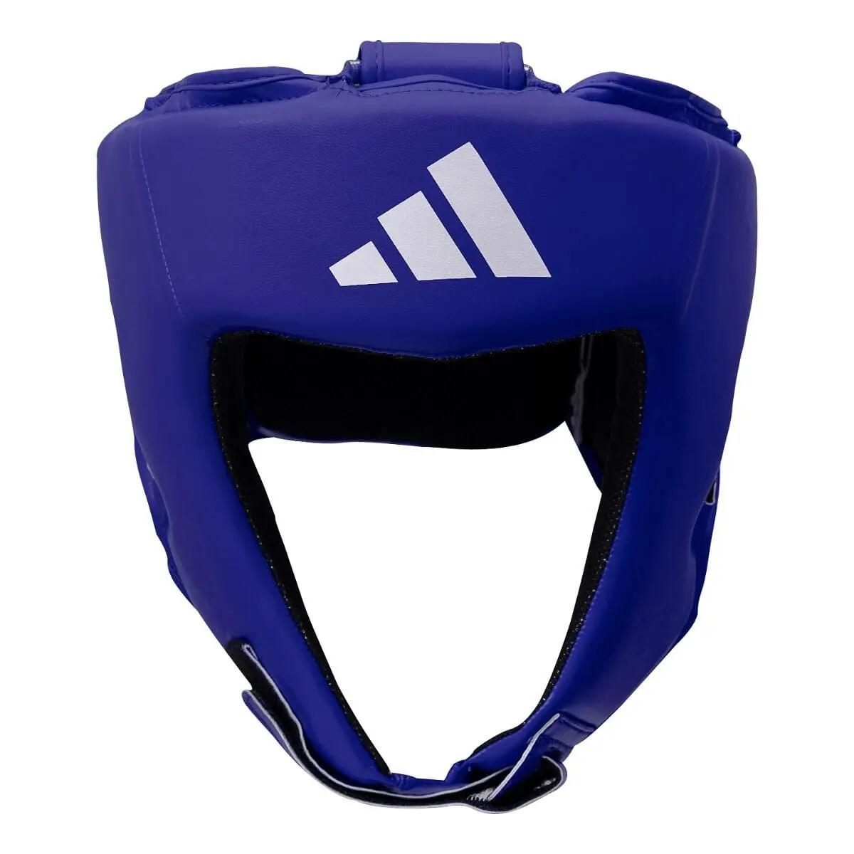 Adidas Hybrid 50 Head Guard - PU with Dopling - Blue -  1