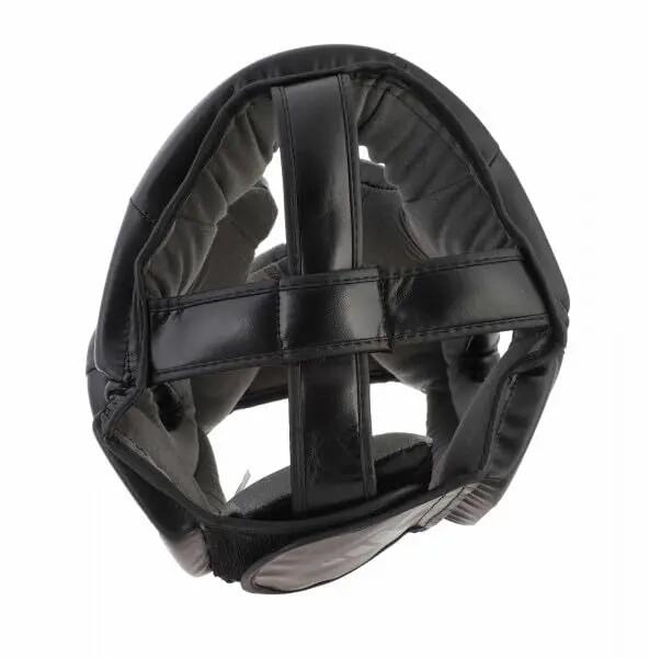 Adidas Speed Training Head Guard with Cheek & Chin Strap, Adjustable Non-Slip Protection for Boxing-Black/Grey -  4