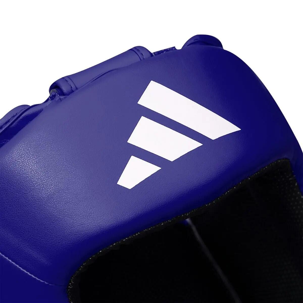 Adidas Hybrid 50 Head Guard - PU with Dopling - Blue -  2