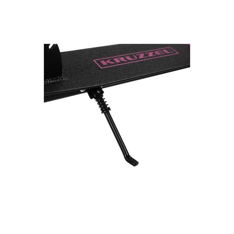 Trotinetă copii Kruzzel Spidoo pliabilă, ghidon reglabil, roți 20 cm, negru/roz