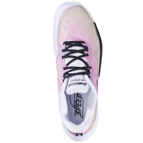Schoenen - Badminton - Dames - Shadow Tour 5 - Licht - Roze/Groen 4/5