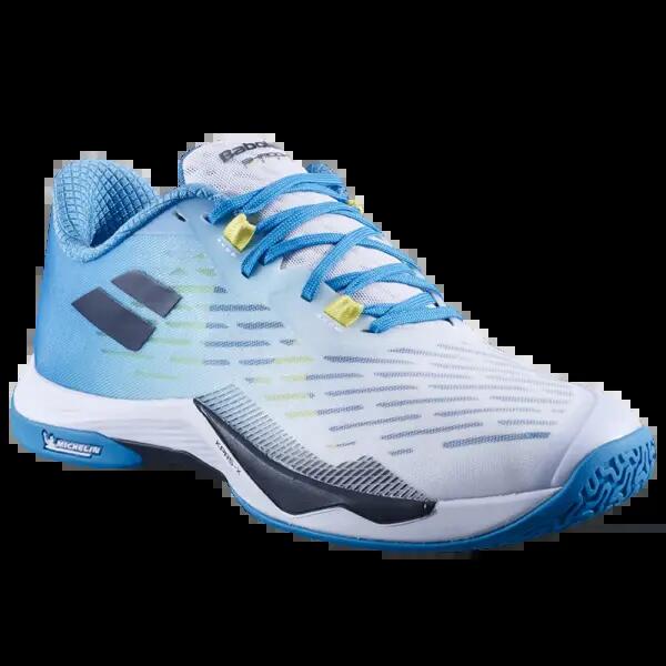 Schoenen Badminton Heren Shadow Tour 5 - Licht, stabiel - Wit 2/5
