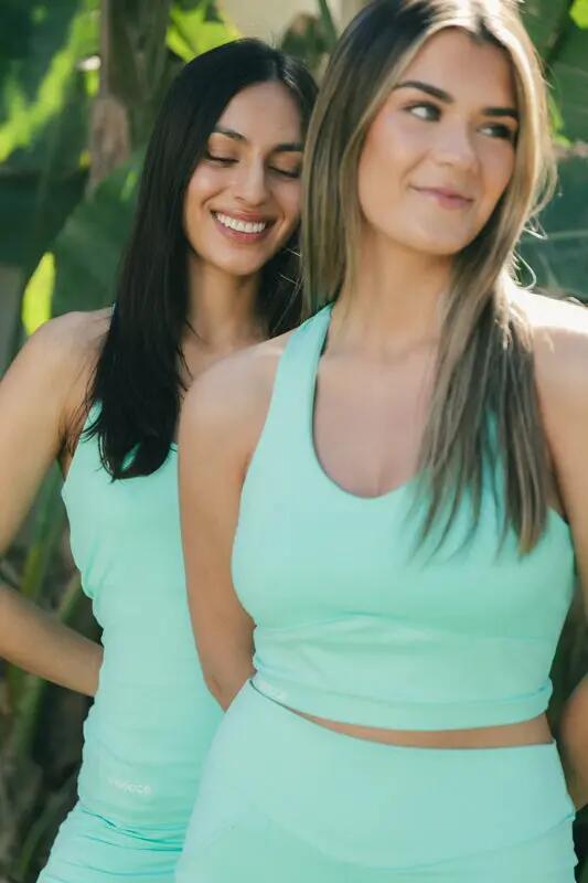 Camiseta de pádel Verde agua Mujer - Velocce 3/5
