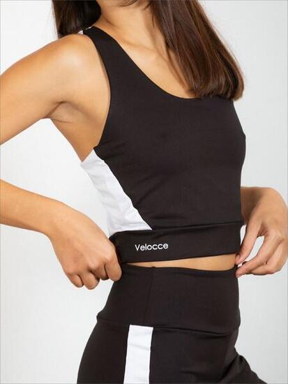 Top Padel Nero Combinato Donna - Velocce