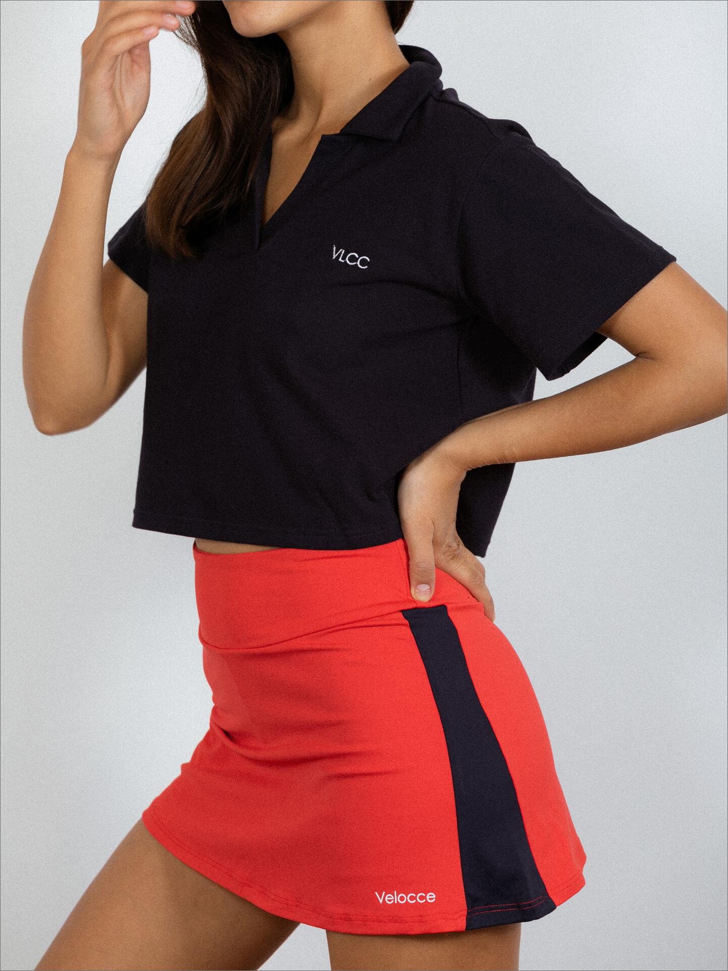 Polo de pádel de piqué Océano Mujer - Velocce 3/4