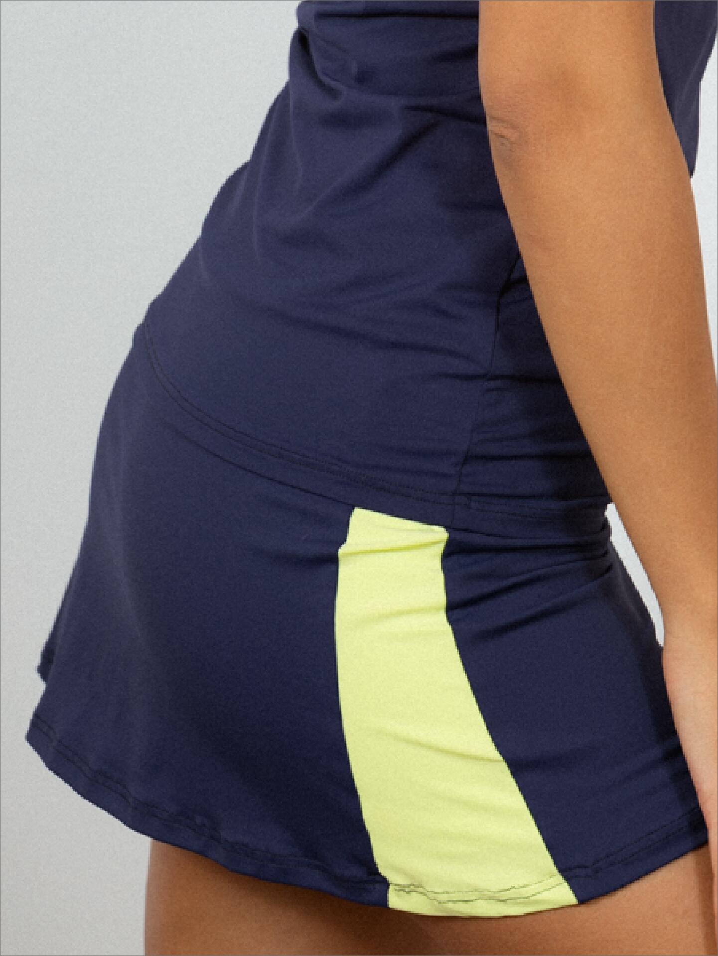 Falda de pádel Combinada Océano Mujer - Velocce 3/7