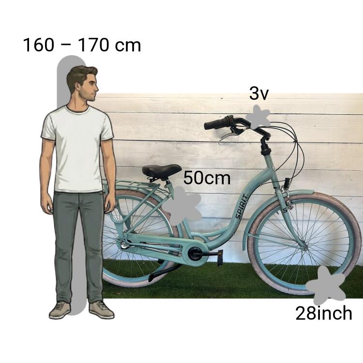 Tweedehands Spirit Moederfiets 2/4