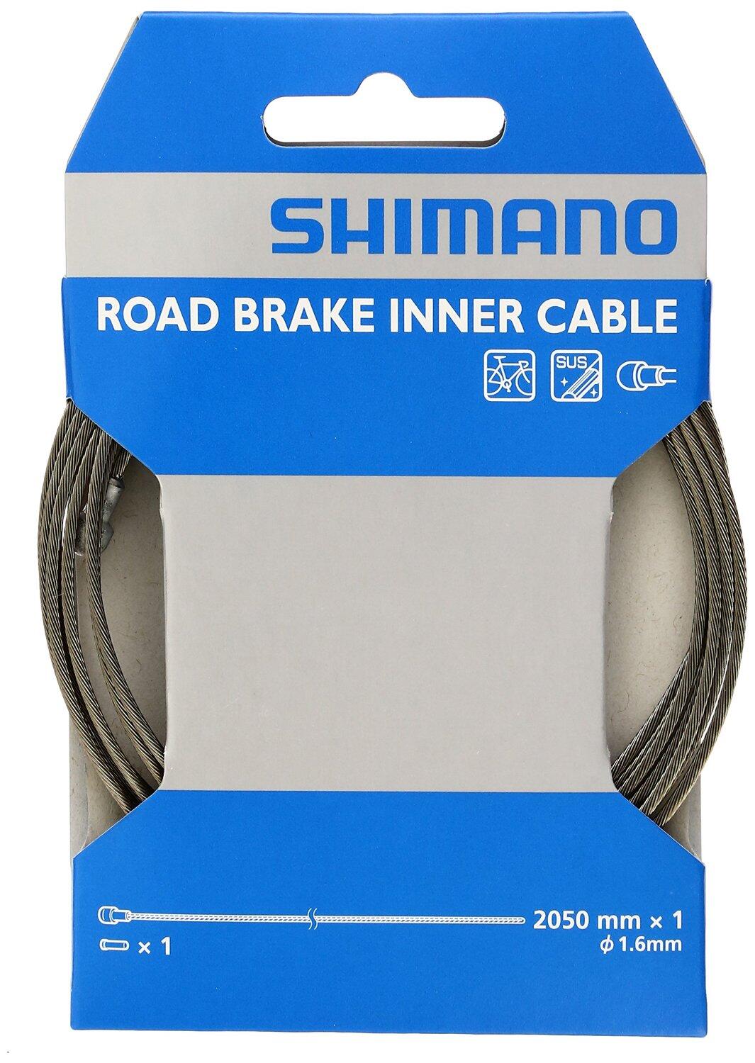 Shimano Bremskabel Edelstahl 2050mm für Rennräder 2/7