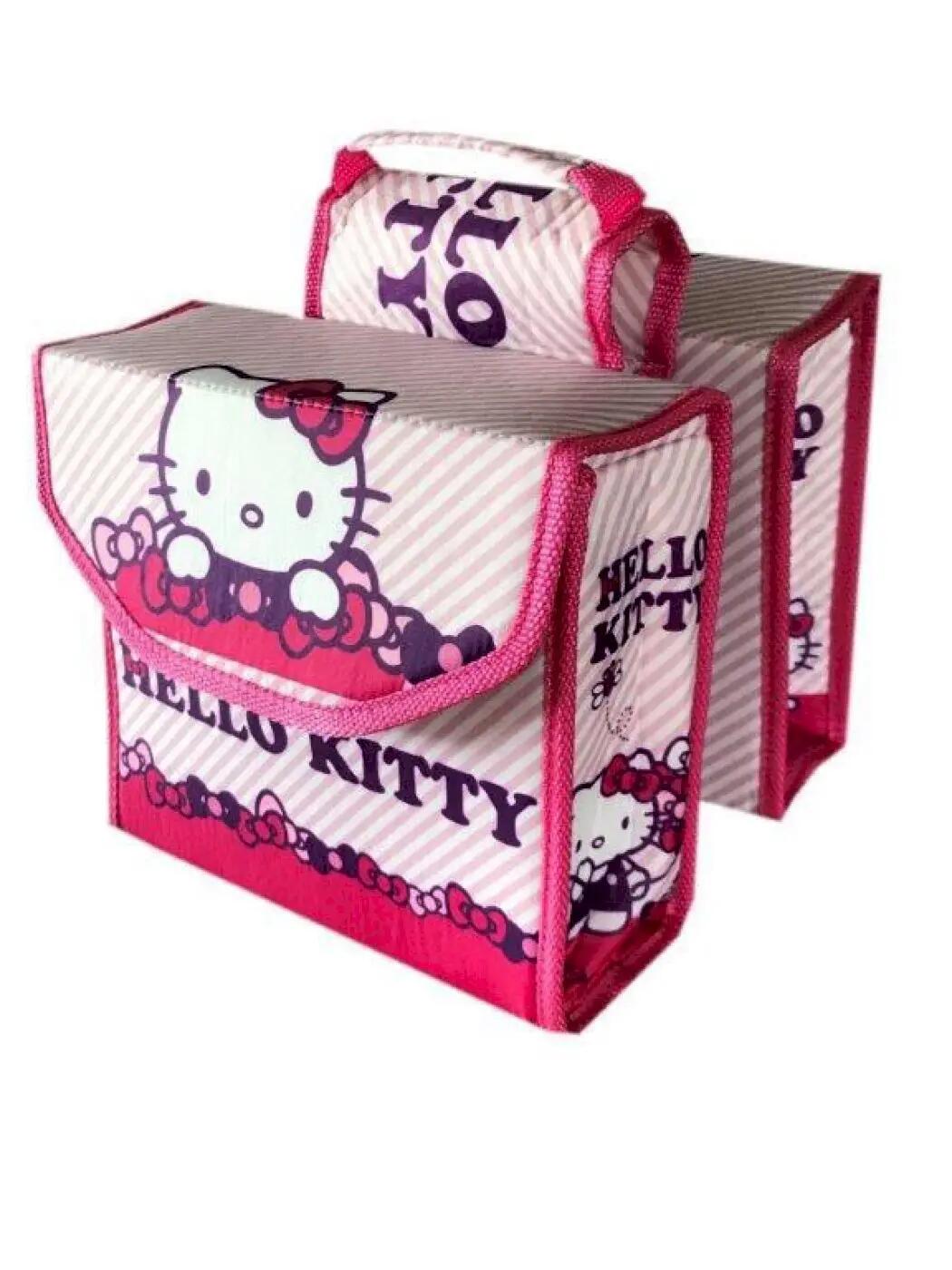Bike Fashion Doppelpacktasche Hello Kitty pink, mit Motiv, 230x200x80mm 4/7