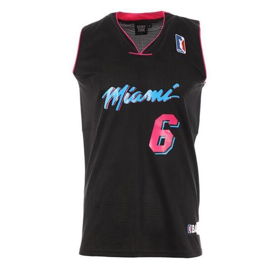Miami Maillot de basketball Noir Sport zone