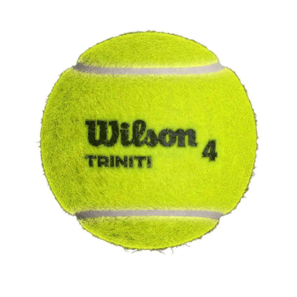 Wilson Triniti Tennisball Gelb 4er-Pack 2/2
