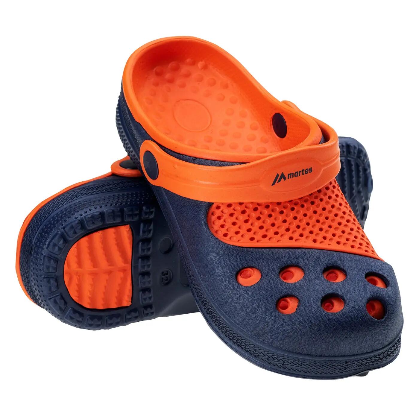 Zoccoli Blocchi Di ColoreBambini Martes Jermos Blu Navy Arancio 5/5