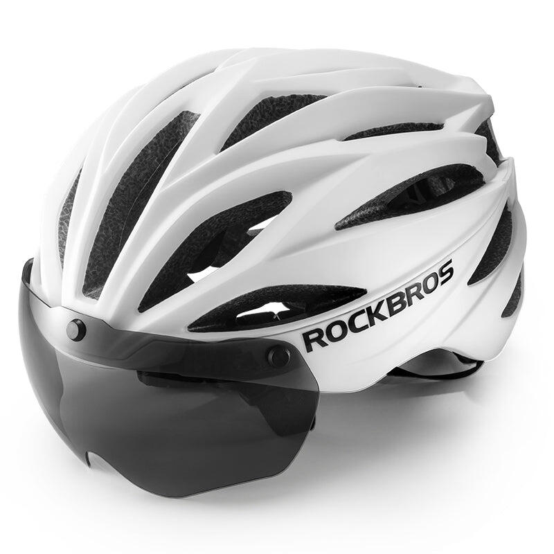 ROCKBROS Bike Helmet Integrated Detachable Magnetic Goggle Lightweight 58-62cm
