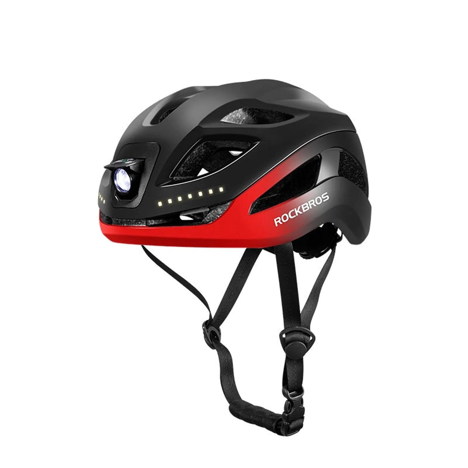 ROCKBROS Cycling Light Helmet Bike Ultralight Helmet USB-C Rechargeable