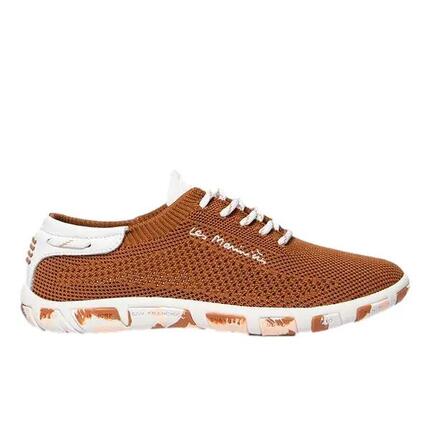 Chaussures - Tennis toile - Femme - Rayées, Lacet - JAZARIA Bleu