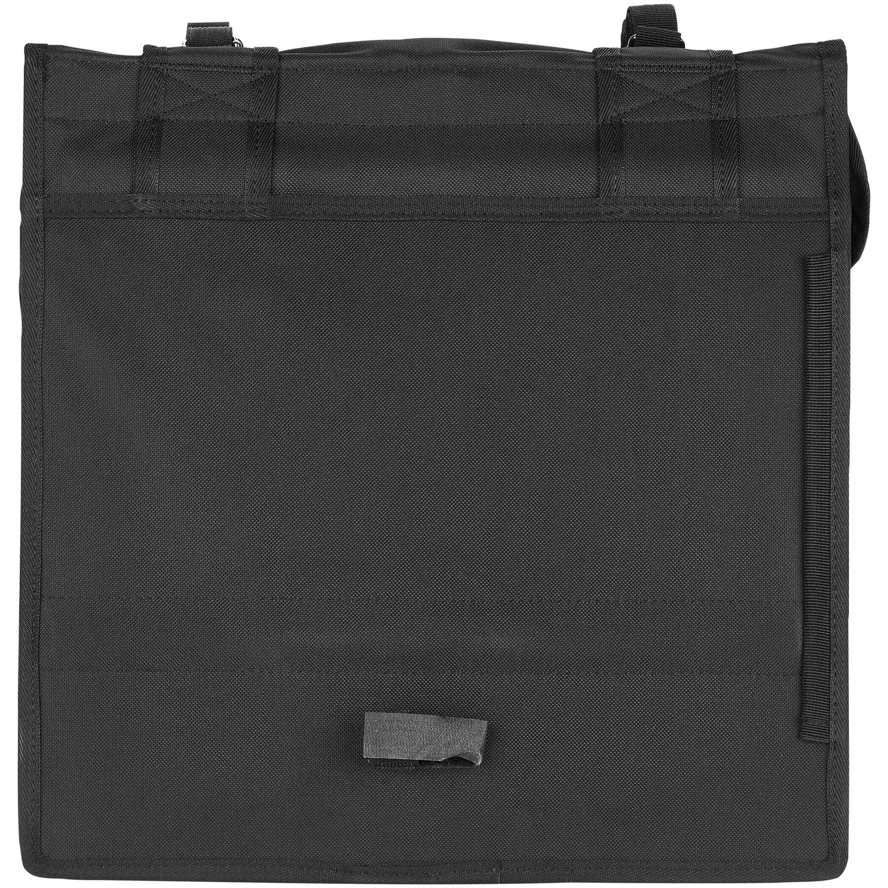 Dubbele Fietstas 47L Mara XXL Zwart met Reflectoren 6/7