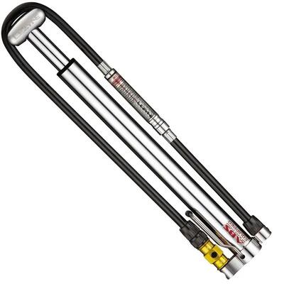 Lezyne micro floor drive hpg voetpomp (max 160 psi / 11 bar) silver