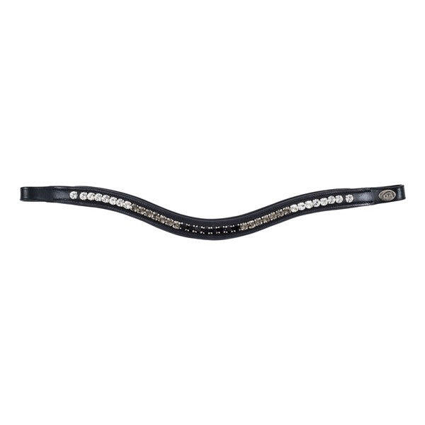 Frontaal voor paard HFI Padded Wave + Strass 1/2