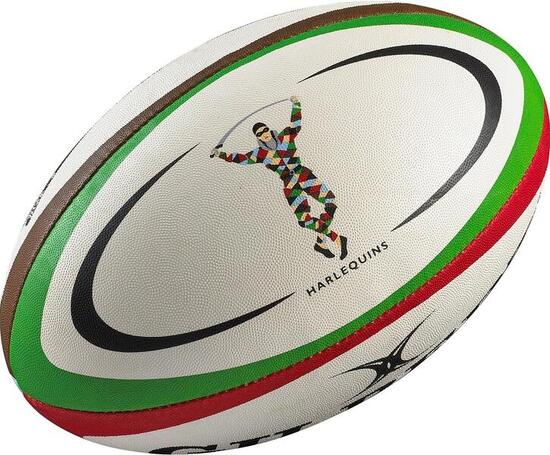 Mini pallone da rugby Gilbert Harlequins (taille 1)