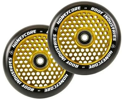 Root honeycore stuntstep wielen 110mm 2pc. - gold