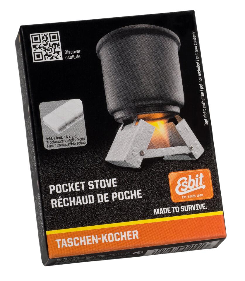 Pocket Stove S (Incl. Brandstof) Outdoor brander accessoires zilver 3/6