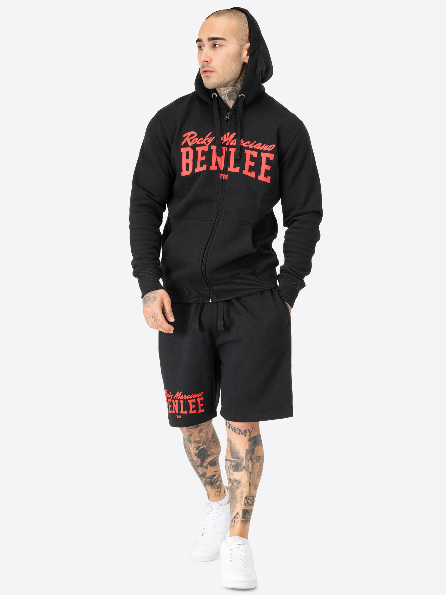 BENLEE Heren sweatjas met capuchon en ritssluiting, normale pasvorm VITALINO 3/5